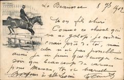 CPA Cheval Hippisme Saumur 