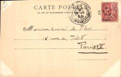 VINTAGE POSTCARD Horse Hippisme Saumur Raising of the jumpers in tendem