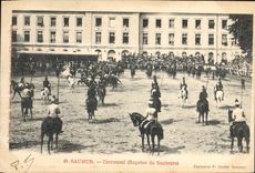 CPA Cheval Hippisme Saumur Carrousel Reprise de sauteurs 