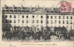 CPA Cheval Hippisme Saumur Carrousel Coups de revolver 