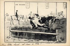 CPA Cheval Hippisme Les buches