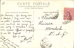 Caballo de Hippisme de la POSTAL de la VENDIMIA el puerto de La Rochelle