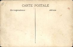 VINTAGE POSTCARD Bateau Marseilles Arrivee of the mail of China by heavy sea Clouded