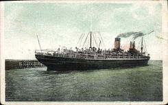 CPA Bateau Paquebot La Touraine