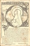 VINTAGE POSTCARD First name the holy ones of France Sainte Colette
