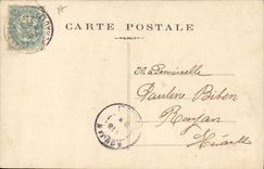 VINTAGE POSTCARD First name Pauline Children