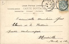 VINTAGE POSTCARD First name Madeleine Child