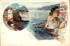 CPA Italie Illustrateur Camogli