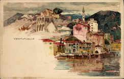 CPA Italie Illustrateur Ventimiglia