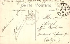 VINTAGE POSTCARD Militaria travelling kitchens