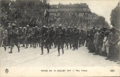 VINTAGE POSTCARD Militaria Re-examined of July 14th, 1917 Our hairy