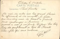 CPA Militaria Depart d'un regiment 