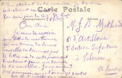 VINTAGE POSTCARD Militaria German has Rheims Campement German places Square