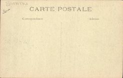 VINTAGE POSTCARD Militaria Train station In front of German shelter