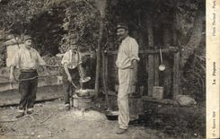 CPA Militaria La popote 