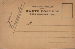 La POSTAL Militaria de la VENDIMIA equipa del regimiento 90eme de la infantería que está implicada en el camino de Chatre