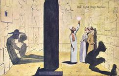 CPA Fantaisie Illustrateur The light that flamed Egypt Egypte