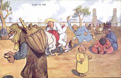 CPA Fantaisie Illustrateur Kasr el Nil Egypt Egypte