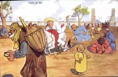 CPA Fantaisie Illustrateur Kasr el Nil Egypt Egypte