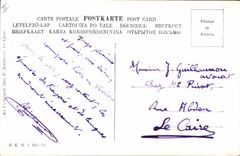 VINTAGE POSTCARD Fantasy Illustrator Round the pyramids Pyramid Egypt Egypt