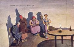 CPA Fantaisie Illustrateur Fatme the pearl of the East Egypt Egypte