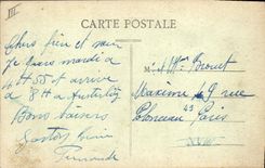 VINTAGE POSTCARD Standard Folklore Basque mountain Mounting Ass Mule