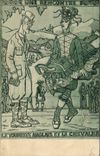 CPA Folklore Pays basque Une rencontre pendant une pastorale basque Jacques le Tanneur 