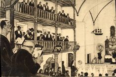 CPA Folklore Pays basque La messe Jacques Le Tanneur 