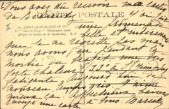 CPA Folklore Saint Jean de Luz Le Toro de Fuego Rejouissance locale Baudichon 