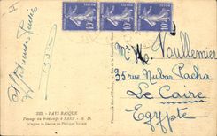 VINTAGE POSTCARD Folklore Basque Country Paysage in spring has Sare Philippe Veyrin