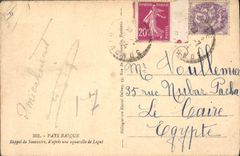 CPA Folklore Pays basque Rappel de souvenirs Legat 