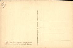 CPA Folklore Pays basque Jour de marche Jacques Le Tanneur 