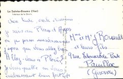 CPM La Sainte Baume Interieur de la Grotte