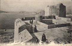 CPA Marseille Chateau d'if La terrasse des prisons