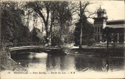 CPA Marseille Le Parc Borely Bords du lac 