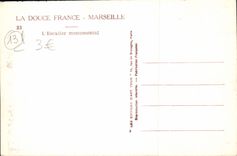 CPA Marseille L'escalier monumental