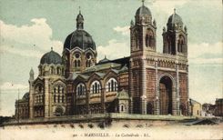 CPA Marseille La Cathedrale 
