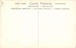 VINTAGE POSTCARD Black and white Pape X again seals the secular alliance of papacy with France Jeanne d' Arc