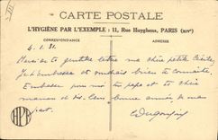 VINTAGE POSTCARD Enfants the windows of the class must be largely open