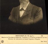 CPA Pouchet Membre de l'Academie de Medecine Professeur a la Faculte de Medecine de Paris Directeur du laboratoire 