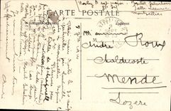 VINTAGE POSTCARD Entered Montpellier of the medical college