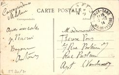 VINTAGE POSTCARD Hippisme Horse School of application of cavalry Jumpers in Courbette freedom