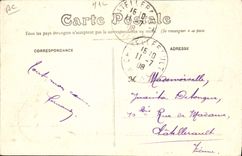 VINTAGE POSTCARD Hippisme Horse Carousel final Jump