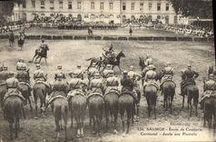 VINTAGE POSTCARD Hippisme Horse Saumur School of cavalry Carousel Tournament to the plumets