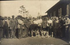 Real photo Ninepins Militaria