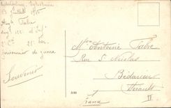 CARTE PHOTO Jeu de quilles Militaria