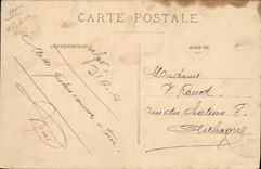 VINTAGE POSTCARD Boat Timgad Steamer of the Transatlantic Co Gle Algiers