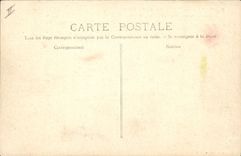 VINTAGE POSTCARD Boat Steamer Tourane MM per heavy weather