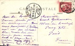 CPA Bateau Paquebot Touraine MM par mauvais temps