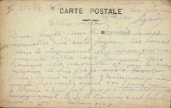 VINTAGE POSTCARD Boat Steamer auxiliary Timgad Cruiser of 1st rank Seen of night